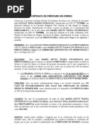 Contrato de Préstamo de Dinero 2