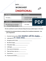 First Conditionals and Modal Verbs Activity