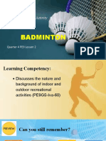 Q4-PPT-PE9 - Lesson 2 (Badminton)