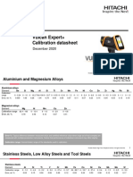 Vulcan Expert+ Calibration Datasheets (Dec 2020)