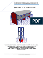 Memoria Descriptiva de Estructuras 09 05 22