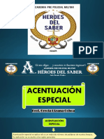 Acentuación Especial