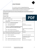 Consumer Credit Contract Schedule