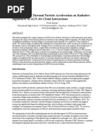 Impact of Non-Thermal Particle Acceleration On Radiative Signatures of Agn Jet-Cloud Interactions