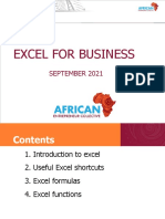 Excel Training