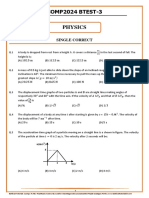 Jee Practise Paper For Class 11