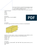 SImulação de Prova Monômio, Radiciação