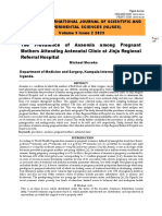 The Prevalence of Anaemia Among Pregnant Mothers Attending Antenatal Clinic at Jinja Regional Referral Hospital