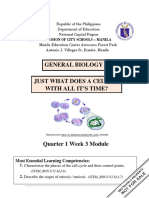 GENERAL BIOLOGY - Q1 - W3 - Mod3