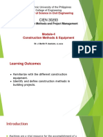 Module 4 Construction Methods and Equipment