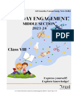 Class 8 Holiday Engagement