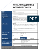 CONVOCATORIA PERSONAL LLANOS 34-GEOPARK - ELECTRICISTA L