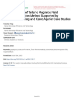 Feasibility Study of Telluric Magnetic Field Frequency Selection Method Supported by Numerical Modeling and Karst Aquifer Case Studies