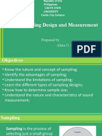 7 - Sampling Design and Measurement