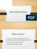 Free-Verse Poetry