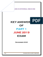 Key Answers Part 1 June 2019 PDF