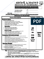 CCTV Course Outline