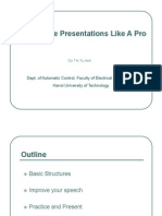 How To Give Presentations Like A Pro