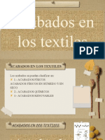 Acabados en Prendas y Textiles