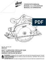 Operator'S Manual Manuel de L'Utilisateur Manual Del Operador