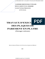 E.6.2.3 Travaux D'execution Des Plaques de Parement en Platre