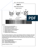 Unit 5 - Acids Bases and Salts Teacher Version