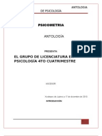 Antologia de Psicometria