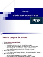 E-Business Model - B2B: ISMT 101