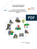 EEL-CMM L-3 (Basic Electronic Communication & Multimedia Equipment Servicing L-3)