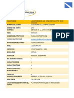 Curso Evaluación de Los Aprendizajes. PROG. II 2023