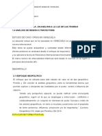 Venezuela, Un Anàlisis Ala Luz de Las Teorìas