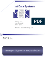 Mds Company Presentation