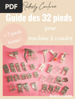 1146 Guide Des 32 Pieds Pour Machine A Coudre Modesty Couture