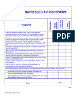 Air Receiver Tank Hazard Checklist