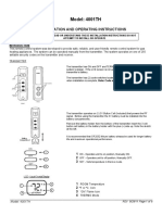 Everwarm 4001th Remote Manual