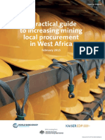 A Practical Guide To Increasing Mining Local Procurement in West Africa