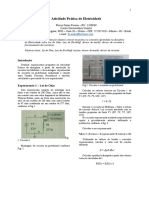 Atividade Prática Circuitos Elétricos