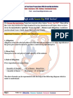 Mixture and Alligation Score Up PDF For SSC Exam Dream Big Institution-Compressed