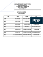 Jadwal Imam Asatidz