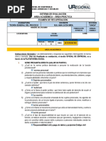 Evaluacion de Recuperacion Teoria General Del Proceso