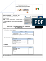 Gitps Pose de Caniveau 28-03-2023 Rapport Topographique de Chantier