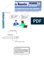 Problemas Sobre Relacion de Tiempo para Primero de Secundaria