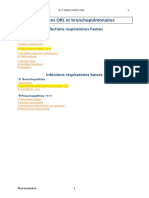 5-Infections ORL Et Bronchopulmonaires