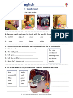 Little Miss Muffet Worksheet