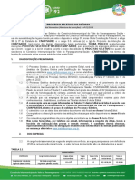 Processo Seletivo #01/2023: Das Disposições Preliminares