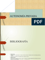 Ppt. Autonomía Privada