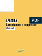 Apostila Completa Aprenda Com o Compositor Antonio Adolfo