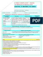 3° Ses. Lunes 10 de Abril Personal Social Autoestima y Cambios