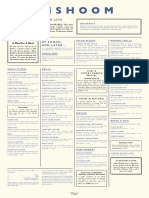 Dishoom Sample Menu