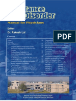 Substance Use Disorder - Manual For Physicians